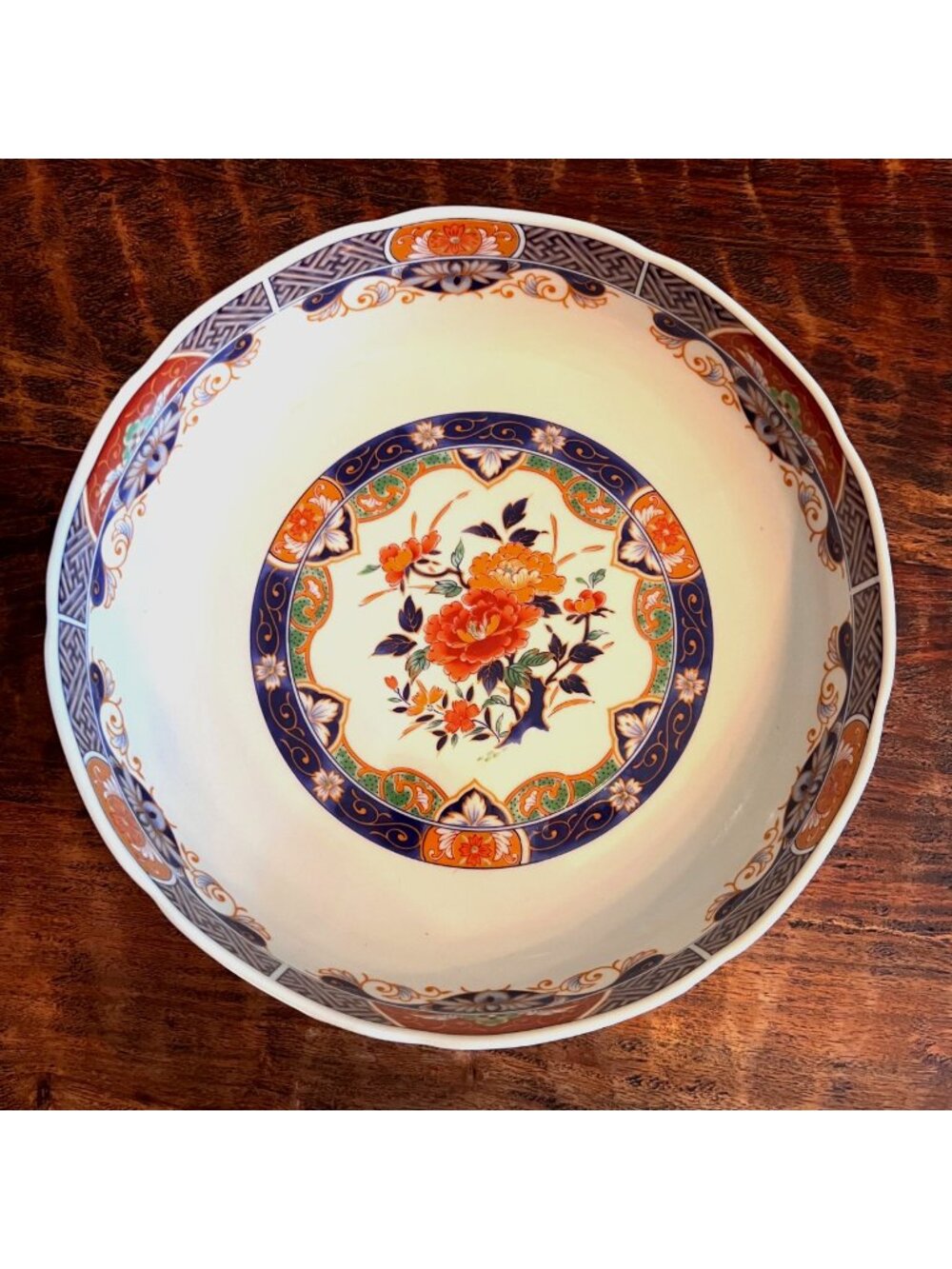 Vintage Shibata Imari Style Bowl 10.5 X 3